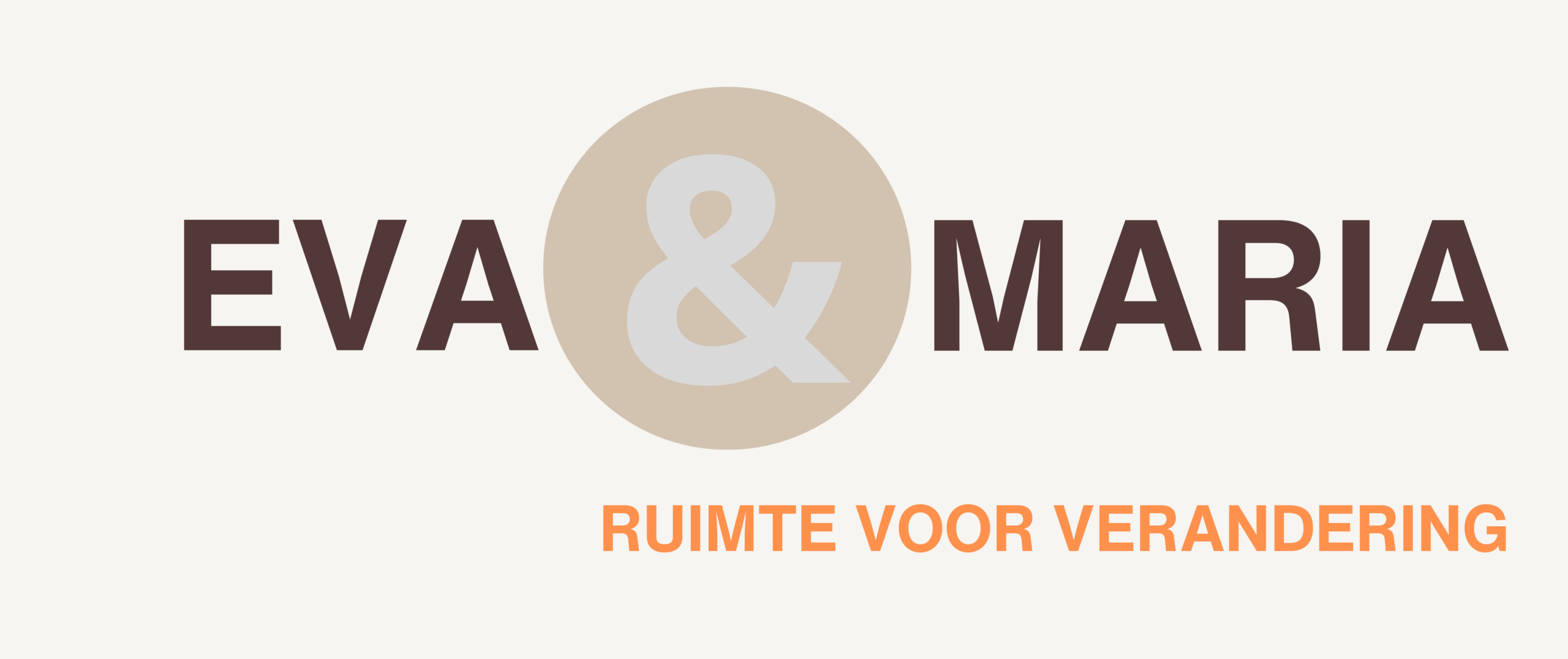 Logo Eva&Maria, ruimte voor verandering
